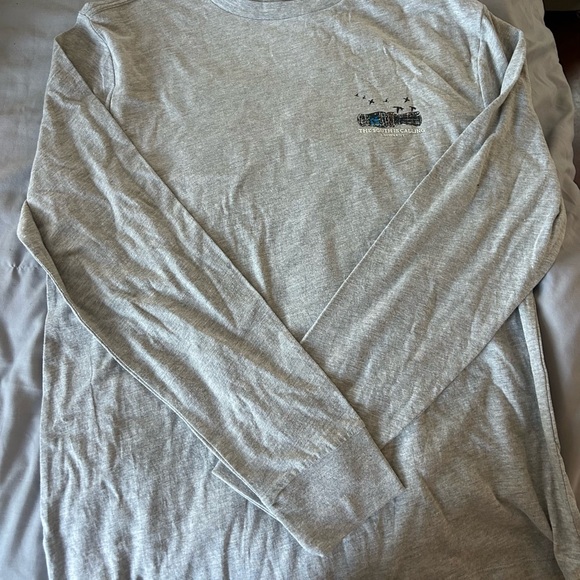 crown and ivy Duck Call The South Is Calling Long Sleeve Graphic T-Shirt Men’s - Picture 3 of 5